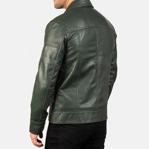 Veste en cuir pour homme durable, coupe-vent, imperméable, écologique, de haute qualité, pour l'hiver, pour l'extérieur, au meilleur design, à prix compétitif - Product Image 4