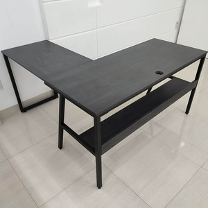 Gaming <b>Computer</b> <b>Desk</b> with Integrated Iron Frame Shelf & Drawer Easy Assembly CD68014 - Product Image 6
