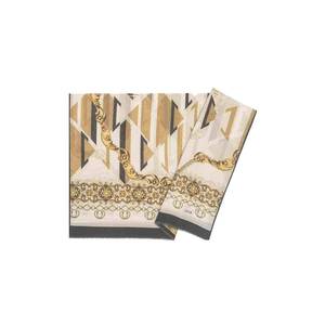 Ensemble de foulards de mode colorés en soie et coton Aker 75x200 - Product Image 2