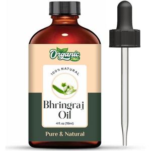 Huile biologique Zing Bhringraj 100% emballage personnalisé pur et naturel au prix le plus bas disponible - Product Image 1