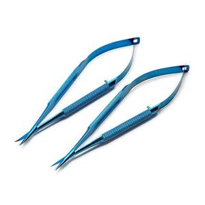 Instruments chirurgicaux ophtalmiques, porte-aiguilles manuel en acier sans verrouillage par SurgiRight - Product Image 1