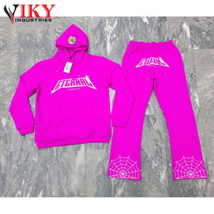 Impresión de logotipo personalizado Mejor proveedor Venta al por mayor Serigrafía Buena calidad Chándales acampanados POR INDUSTRIAS VIKY - Product Image 5