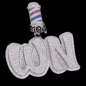 Collar personalizado colgante de pareja para regalo de aniversario - Product Image 2