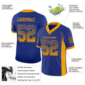 Camiseta de fútbol americano para hombre, uniformes de fútbol personalizados, camiseta de alta calidad, ropa deportiva de equipo para hombre - Product Image 3