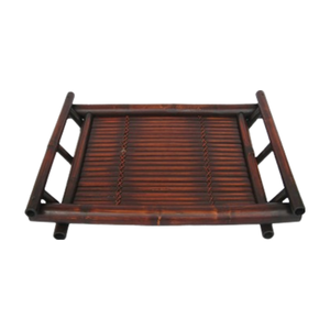 Plateau de service rectangulaire en bambou moderne plateau de nourriture naturelle écologique de taille personnalisée pour la cuisine à domicile outil de service - Product Image 5