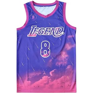 <b>Laker</b> Custom Wholesale Design Sublimation Reversible Basketball <b>Kids</b> Singlets Vests Kit Set Shirt Men Basketball <b>Jersey</b> 2024 - Product Image 1