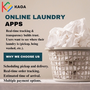 Ứng dụng giặt thông minh cung cấp dịch vụ giặt khô, giặt, đón và giao hàng tận nhà theo yêu cầu cho dịch vụ di động không rắc rối. - Product Image 3