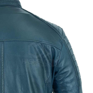 Veste en cuir décontractée pour homme, style streetwear, hiver, tissu respirant à séchage rapide, fermeture éclair, service OEM, prix raisonnable, nouveauté - Product Image 6