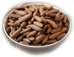 Pignons de pin naturels semi-mous salés cuits au four, très nutritifs, en vrac pour achat en gros - Product Image 3