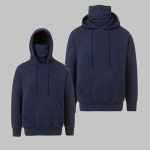 Fabrication sur mesure, design personnalisé, sweat-shirts à capuche pour hommes, vente chaude d'hiver, décontractés, 100% coton, poche, coupe régulière, pull à capuche uni - Product Image 3
