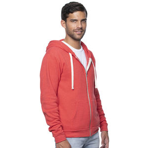 เสื้อฮู้ดซิปแบบยูนิเซ็กซ์ ผ้าผสมเนื้อหนา สำหรับฤดูหนาว ทรงโอเวอร์ไซส์ ผ้าฟลีซ ซิปยาวเต็มตัว - Product Image 5