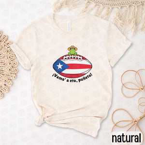 Maglietta Sportiva Boricua Football Pride, T-Shirt Coqui per il Giorno della Partita, per Tifosi di Porto Rico, Abbigliamento Sportivo, Regalo per Fan Boricua - Product Image 2