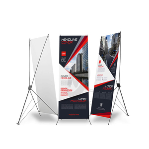 Tùy chỉnh hiển thị sự kiện in kỹ thuật số quảng cáo biểu ngữ đứng Flex Vinyl <span class=keywords><strong>x</strong></span> nhôm <span class=keywords><strong>x</strong></span>ây dựng - Product Image 5