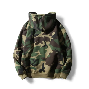 เสื้อฮู้ดดี้ผ้าคอตตอนผสมโพลีเอสเตอร์คุณภาพสูง ขายส่ง รับสกรีนลายปัก สำหรับผู้ชาย แขนยาว - Product Image 5