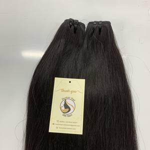 Extensiones de cabello de trama virgen recto camboyano sin procesar Proveedor de cabello virgen alineado con cutícula cruda Paquetes rectos de cabello humano - Product Image 5