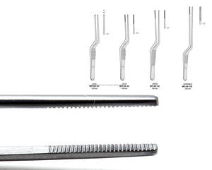 Pinzas Adson Bayonet de Acero Inoxidable, Pinzas Quirúrgicas para Aplicación de Apósitos, Punta Serrada, Instrumentos Médicos Quirúrgicos, Kit Quirúrgico Manual - Product Image 3