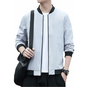 Vestes de bombardier d'hiver en polaire de style cool pour hommes, vestes de bombardier respirantes pour hommes - Product Image 1