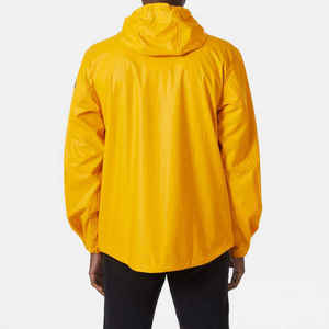 Veste coupe-vent pour homme d'hiver, à capuche, couleur unie, coupe ajustée, fermeture éclair sur le devant, 100% polyester, respirante et à séchage rapide, best-seller - Product Image 2