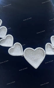 Collier Cœur en Argent 925 avec Diamants Moissanite VVS, Collier Maillons Cœur de Luxe, Collier Tendance pour Femme, Idéal Cadeau - Product Image 4