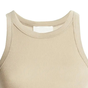Nouvelle qualité personnalisée OEM Service dernière conception femmes débardeur/respirant couleur unie femmes débardeur à bas quantité minimale de commande - Product Image 6