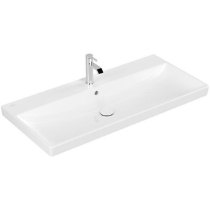 Villeroy & Boch AVENTO Cabinet Washbasin 1000x470mm 3-L Arm Alpine White Bathroom <b>Sink</b> - Product Image 5