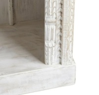 Meuble vintage, nouvelle conception, bibliothèque en bois massif sculptée à la main, style antique, fenêtre en arc, présentoir de livres, bibliothèque, étagère