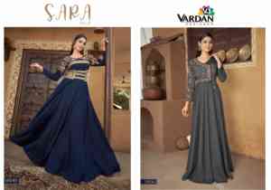 Hermoso vestido de fiesta con bordado pesado por el exportador al por mayor Fabzone - Product Image 2