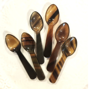 Juego de cubiertos de cuchara de cuerno de búfalo de alta calidad para el hogar, artículo decorativo de Hotel, utensilios de cocina pulidos, vajilla - Product Image 4