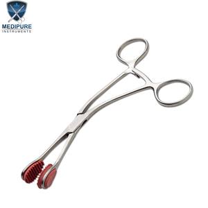 คีมจับลิ้นคุณภาพพรีเมียม ขนาด 17 ซม. ทำจากสแตนเลสสตีล ปรับขนาดได้ ใช้ซ้ำได้ ฆ่าเชื้อได้ด้วยหม้อนึ่งความดันสูง สำหรับการผ่าตัด - Product Image 4