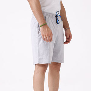 Personalizado 100% algodón Atlético Jogger pantalones cortos comodidad elástica media cintura patrón sólido último verano Casual correr deportes lona - Product Image 5