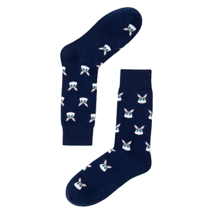 Calcetines de Vestir de Algodón para Hombre al por Mayor con Diseño de Conejo, Ecológicos, Antibacterianos, para Uso Diario y de Negocios - Product Image 2