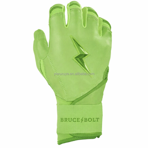 Gant de frappeur en cuir à manchette longue de la série Signature |   Gants de frappe de baseball professionnels Stars Stripes Design pour entraînement gaucher/droitier - Product Image 2