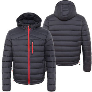 Vestes matelassées pour hommes Manteau matelassé matelassé à capuche, à la mode, de conception personnalisée, nouveau dernier style d'hiver, veste matelassée pour hommes - Product Image 6
