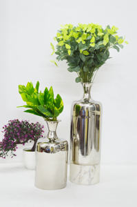 แจกันแฟนซีสไตล์วินเทจตกแต่งงานแต่งงานแจกันดอกไม้สีโบราณแจกันสไตล์หรูหราสำหรับบ้านหรูหรา - Product Image 3