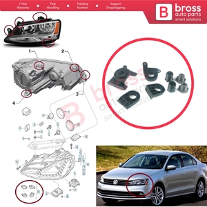 ชุดซ่อมขายึดไฟหน้า BHL528 ด้านซ้าย สำหรับ Jetta MK6 A6 5C6 2010-2018 5C7998225 - Product Image 5