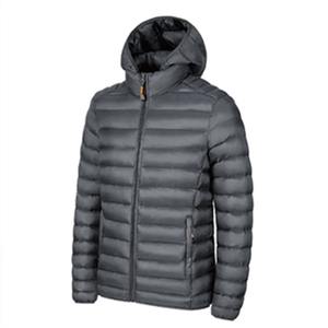 Fashion Design Spring Customized Men's Hooded Puffer <b>Jacket</b> with Zipper Closure <b>Smart</b> Casual Latest Style - Product Image 6