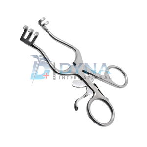 Retractor Blunt Weitlaner de alta calidad de 4,5 \ "con base de instrumentos quirúrgicos de fuente de alimentación Manual de 2*3 puntas - Product Image 1