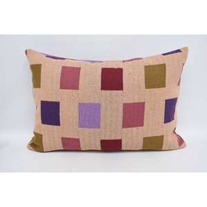 Almohada de lana de lujo moderna 20x28 pulgadas Beige Vintage patrón Rectangular tejido bordado cojín decorativo antideslizante - Product Image 1