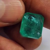 1 unidad de Esmeralda verde natural 15x12mm corte esmeralda 11,2 Cts lote Iroc ventas alta calidad Esmeralda Octágono piedra preciosa faceta US $1680