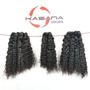 Venta al por mayor 100% cabello humano virgen indio paquete crudo procesamiento químico ninguno tejido suelto onda profunda y estilos de onda natural - Product Image 4