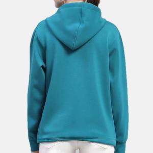Pull à capuche pour femmes, couleur unie, avec poche kangourou, coupe ajustée, décontracté, en polyester et en coton, nouvel arrivage - Product Image 5