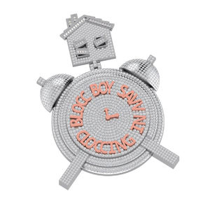 จี้ฮิปฮอปก้อนเพชรโมอิส10K สีทองพรีเมี่ยมสำหรับ VVS2เครื่องประดับที่งดงามของขวัญสำหรับผู้ชายผู้หญิง - Product Image 4