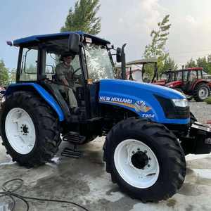 Fournisseur direct Vente en gros de tracteur original New Holland SNH904 d'occasion 4WD et de matériel agricole Tracteur 90HP avec cabine - Product Image 4