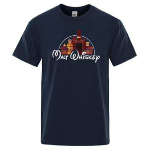 Camiseta de algodón 100% de peso pesado de Color sólido para hombre, camiseta de ocio de verano con temática de Alcohol, camiseta de talla grande de alta calidad - Product Image 5