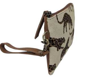 Cartera con cremallera de cuero informal con patrón de leopardo a la moda proveedor a granel portátil funcional con forro de poliéster para regalos al por menor - Product Image 2