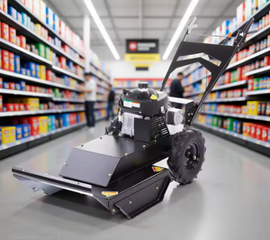 Swisher Predator 5.5 HP Essence 24 pouces Tondeuse autoportée industrielle à châssis en acier, bac de ramassage 300L, antidérapante, pour terrains accidentés - Product Image 1