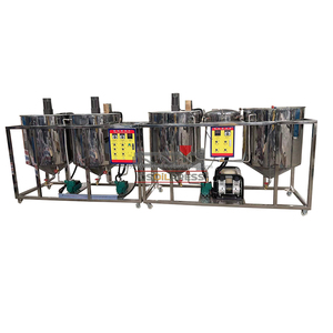 Unité de raffinage d'huile en acier inoxydable en petits lots pour graines de tournesol Nouvelle condition pour les industries de raffinerie de pétrole Composant de moteur de base - Product Image 6