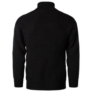 Automne hiver hommes Premium haute qualité chaud cou pull décontracté nouveau tricot hauts pullover manches longues respirant motif rayé - Product Image 2