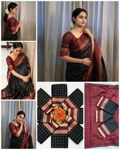 Nouvelle Collection Festive Soft Lichi Silk Saree Rich Pally Jacquard Travail pour Bollywood Style Parties Indien Pakistanais Vêtements - Product Image 1