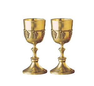 Copas de vino martilladas con estilo de diseñador hechas a mano con copa de vino de tallo largo de base redonda a buen precio - Product Image 2